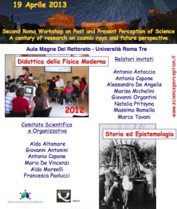 Second Roma Workshop on Past and Present Perception of Science 